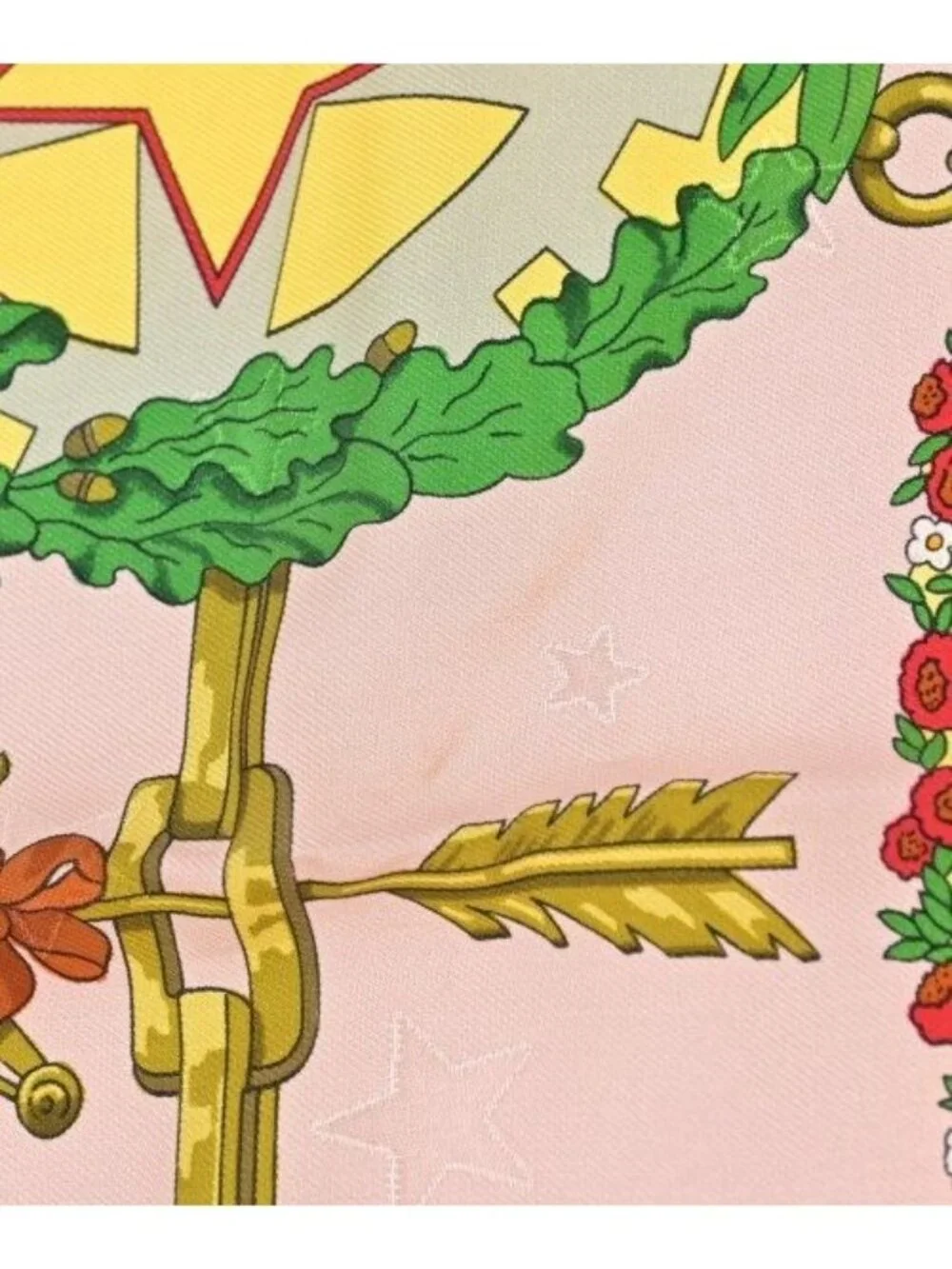 Hermes Bandana Scarf Pink